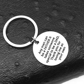 img 1 attached to 🎁 Stylish Stainless Men's Accessories: Covanlumci Keychain - Perfect Birthday Gift for Daughters!