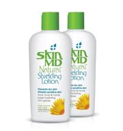 skin md natural shielding lotion: eczema & psoriasis relief for face and body (8oz -2 pack) logo