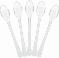 amscan clear plastic mini spoons logo