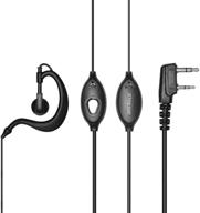 🎧 obobix 10-pack earpiece headset mic for uv 5r/5ra/5ra+/5rb/5rc/5rd/5re/5re+ 666s 777s 888s two-way radio logo