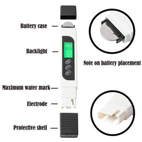 img 3 attached to 🚰 Beslands Temperature 0-9990PPM: Ultimate Solution for Drinking Water and Aquariums