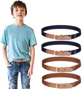 img 4 attached to Elastic Belt for Boys and Girls - Essential Accessories for Kids