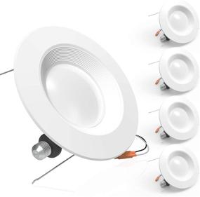 img 4 attached to Heybright HB BT 5 6IN 4PK 5000K Recessed Neutral - Efficient Lighting Solution for Neutral Ambiance