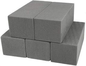 img 4 attached to Pack of 5 CCINEE Dry Floral Foam Bricks for DIY Craft, Florist Supplies Styrofoam Blocks for Artificial Flower Arrangement