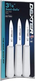 img 1 attached to 🔪 Dexter-Russell 3-Pack of 3¼" Paring Knives, SANI-SAFE Series: Durable Set of 2 for Precision Cutting