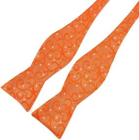 img 2 attached to 🌼 Vibrant Orange Yellow Floral Jacquard Pensee: Exquisite Elegance in Style