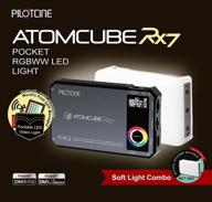 💡 светильник atomcube rx7 18w rgbww led - карманный размер, технология mesh, управление через приложение, dmx512, 15 предустановленных сценариев, 5 настраиваемых эффектов, 2500k~8500k, cri95+, tlci99+ логотип