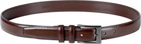 img 2 attached to Sportoli Classic Stitched Genuine Leather Men's Accessories for Belts