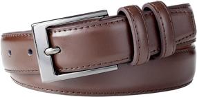 img 1 attached to Sportoli Classic Stitched Genuine Leather Men's Accessories for Belts