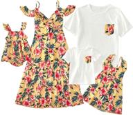 👗 stylish mumetaz backless girls' clothing and matching outfit dresses logo