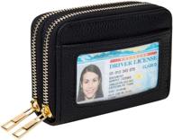 👛 heaye women's wallet with window zipper - stylish handbag & wallet combo logo