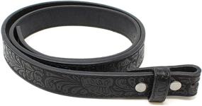 img 4 attached to Exquisite Western Scrollwork Black XS Leather with Embossed Detailing