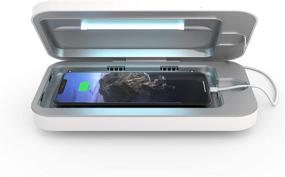 img 4 attached to Переносное зарядное устройство PhoneSoap Go с уф-дезинфектором, батарейным смартфоном-санитайзером (белое) - патентовано и клинически доказано.