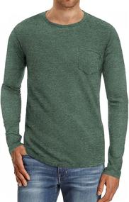 img 2 attached to PEGENO Fashion Casual T Shirt VG Green US Men's Clothing for T-Shirts & Tanks