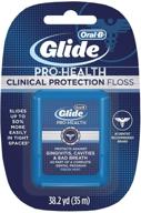 oral-b glide pro-health advanced floss, fresh mint - pack of 3 (38.20 yards) logo