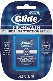 img 1 attached to Oral-B Glide Pro-Health Advanced Floss, Fresh Mint - Pack of 3 (38.20 Yards)