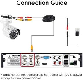 img 1 attached to 📷 ZOSI 4-Pack 2.0MP 1080P 1920TVL HD-TVI CCTV Camera Kit: Day/Night Vision, Waterproof, Aluminum Housing, for 720P/1080N/1080P/5MP/4K HD-TVI AHD CVI Analog DVR Systems