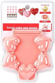 img 1 attached to Sweet Creations Heart Cake Press Pink