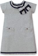 👗 stylish girls' tipped sweater dress by hope henry milano logo