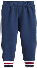 img 4 attached to Fruitsunchen Little Cotton Sweatpants Active Boys' Clothing for Pants