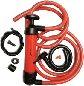 img 4 attached to 🚗 Zento Deals 3-in-1 Hand Siphon Pump for Gas, Liquid, and Air - Manual Travel Emergency Vehicle Pump