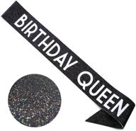 corrure birthday queen glitter metallic logo