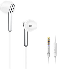 img 4 attached to Earbuds Microphone Earphones Headphones Compatible Headphones