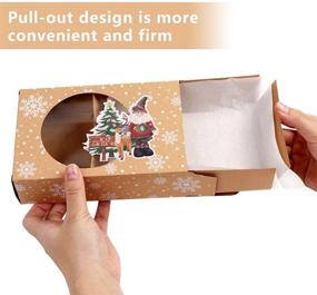 img 1 attached to 🎁 OurWarm 12pcs Christmas Cookie Gift Boxes: Festive Treat Boxes for Holiday Gift-Giving and Party Supplies