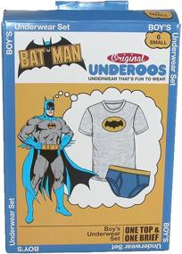 img 2 attached to Underoos Batman Superhero Underwear Shirt Boys' Clothing