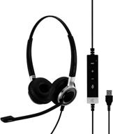 🎧 sennheiser sc 660 anc usb (508311) - double-sided (binaural) headset for skype for business, with hd sound, active noise cancellation microphone, usb connector (black) logo