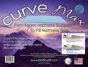 img 3 attached to 🛏️ Curve-Max Mattress Support Insert for 1”-1.5” Sags – Extend Mattress Life, Pure Foam, Flexible Firm, Made in USA
