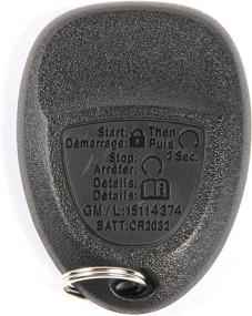 img 1 attached to 🔑 High-Quality GM Genuine Parts Keyless Entry Remote Key Fob - 4 Buttons (Part No. 15114374)