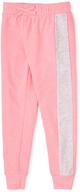 👧 girls' french terry jogger pants with side stripe by the children's place logo