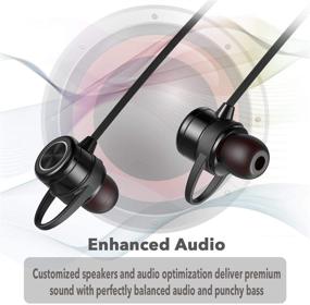 img 1 attached to 🎧 Waterproof and Sweat-Proof Arlig Wireless Bluetooth Earbuds with Microphone - Magnetic In-Ear Headset with Noise Cancelling Mic - 9 hr Battery Life - Quick Charging - Freedom Sport Pro X1