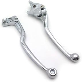 img 2 attached to HTTMT MT241-004- New Chrome Brake Clutch Hand Levers Compatible With Suzuki Gsxr 600 750 Katana 750F Sv650S