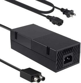 img 4 attached to 🎮 uowlbear Xbox One Power Supply Brick with Power Cord - Ultimate Replacement AC Adapter Charger for Xbox One Console - Low Noise Version with Auto Voltage & Built-in Silent Fan
