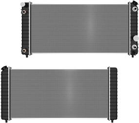 img 2 attached to AUTOSAVER88 Compatible Radiator for GMC Chevy Blazer S10 Jimmy Sonoma Hombre Bravada 4.3L V6 ATRD1012