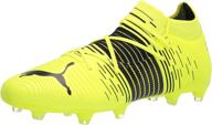 puma future soccer men's shoes 🟡 - vibrant yellow color for eye-catching appeal логотип