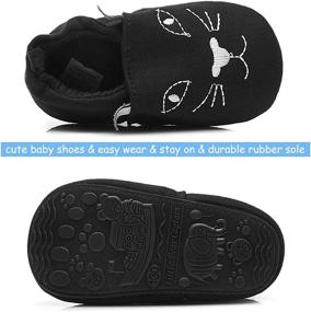 img 1 attached to COSANKIM Slipper Sneaker Moccasins Toddler Boys' Shoes : Slippers