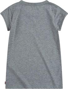 img 2 attached to Levis Girls Batwing T Shirt: Super Girls' Clothing and Tops with Tees & Blouses