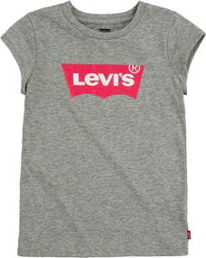 img 4 attached to Levis Girls Batwing T Shirt: Super Girls' Clothing and Tops with Tees & Blouses