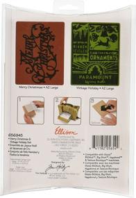 img 1 attached to 🎄 Sizzix Texture Fades Embossing Folders 2PK - Merry Christmas & Vintage Holiday Set by Tim Holtz" - Optimized Product Name: "Sizzix Texture Fades Embossing Folders 2-Pack - Merry Christmas & Vintage Holiday Set by Tim Holtz for Enhanced SEO