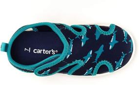 img 1 attached to 👟 Универсальные и защитные: Детские водные туфли-сандалии Troy от Carter's