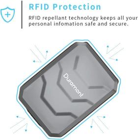 img 2 attached to Durable Duramont Aluminum Wallet: Advanced Blocking Protection for Ultimate Security