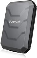 durable duramont aluminum wallet: advanced blocking protection for ultimate security logo