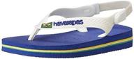 havaianas kids' brazil logo flip flop sandal: comfortable and stylish footwear for children logo