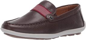 img 4 attached to Driver Club USA Leather Fashion Boys' Shoes for Loafers