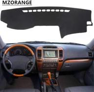 🚘 mzorange dashboard cover: premium anti-uv anti-slip mat for toyota land cruiser prado & lexus gx470 j120 2003-2009 logo