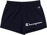 🏀 champion girls heritage foldover mesh running basketball short: 2.75 inch inseam - top quality sports gear for girls logo