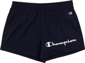 img 4 attached to 🏀 Champion Girls Heritage Foldover Mesh Running Basketball Short: 2.75 Inch Inseam - Top Quality Sports Gear for Girls